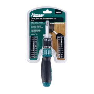 Kamasa Quad Ratchet Screwdriver Set 22pc