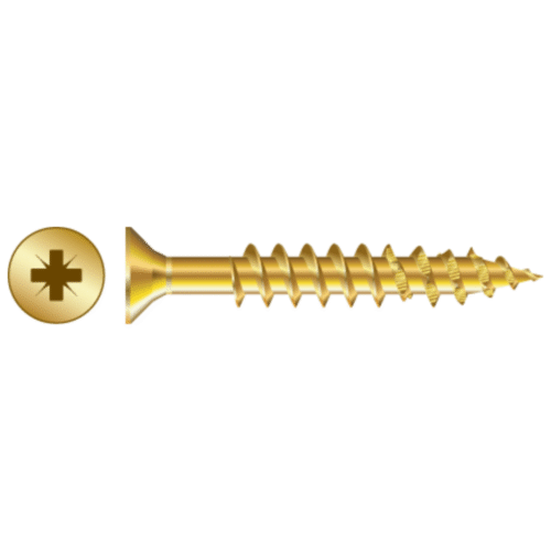 RAPIERSTAR Multipurpose Wood Screw  Yellow